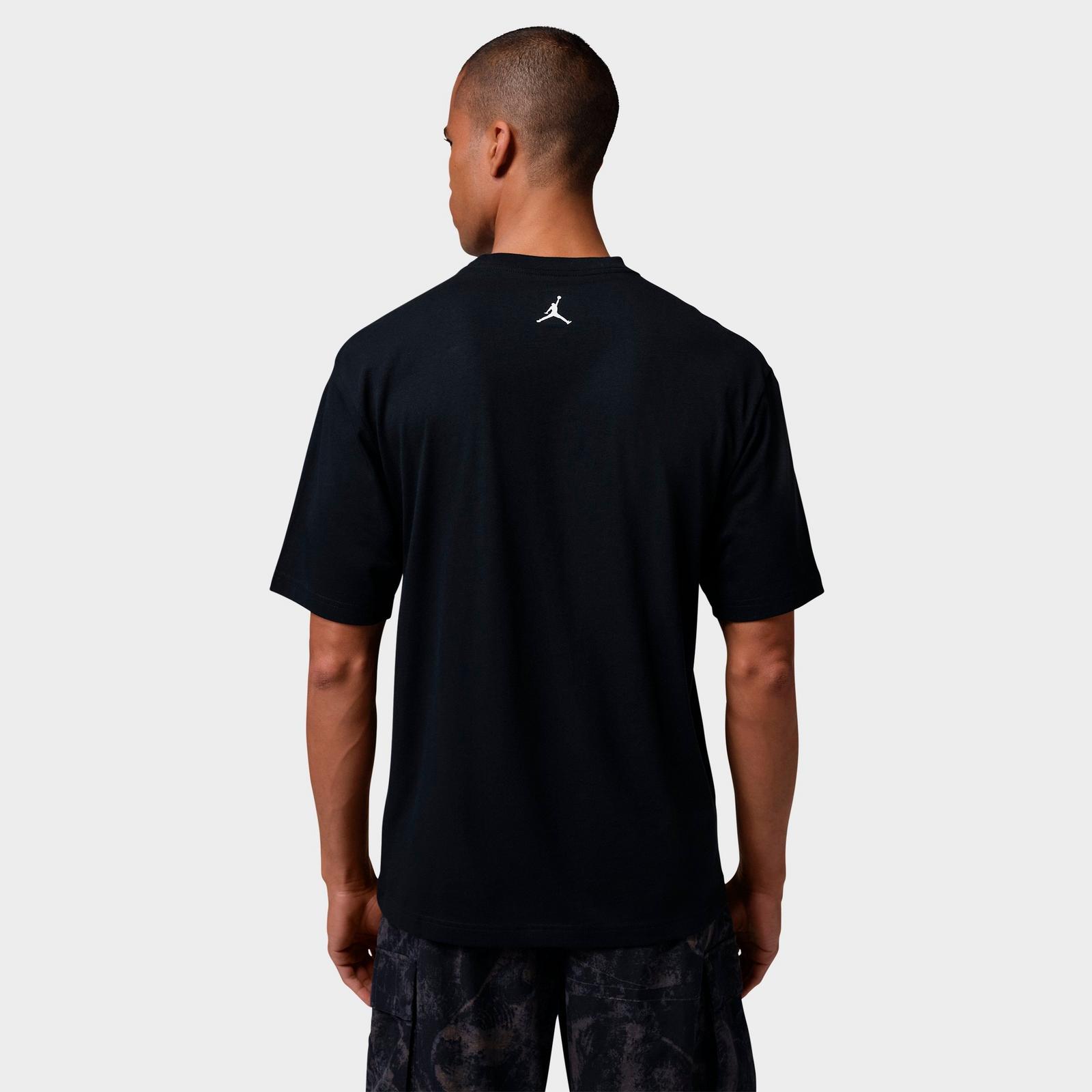 Men's Jordan Fishing Club Graphic T-Shirt - Black/White - view 3
