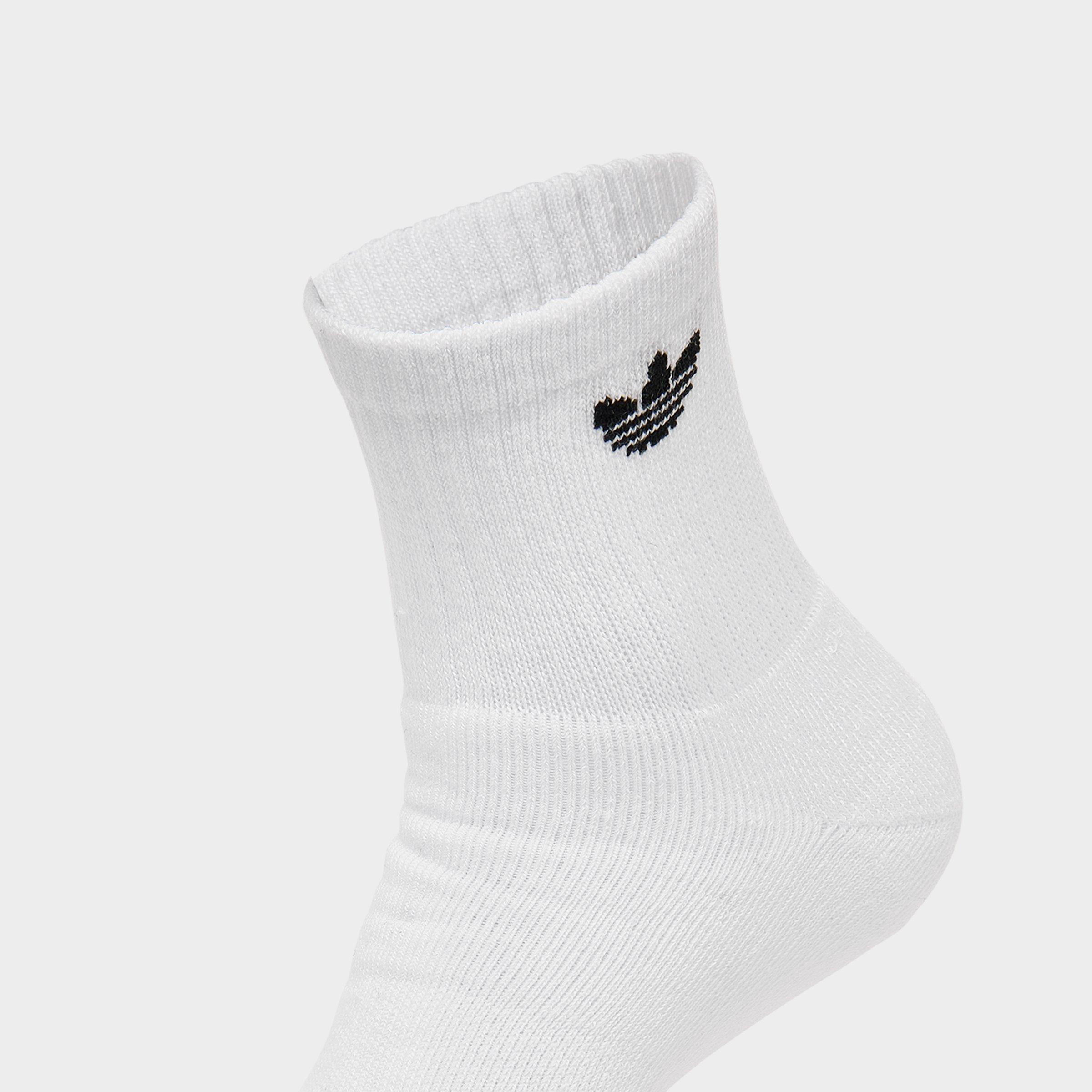 adidas Originals Trefoil Quarter Socks (6 Pack) - White