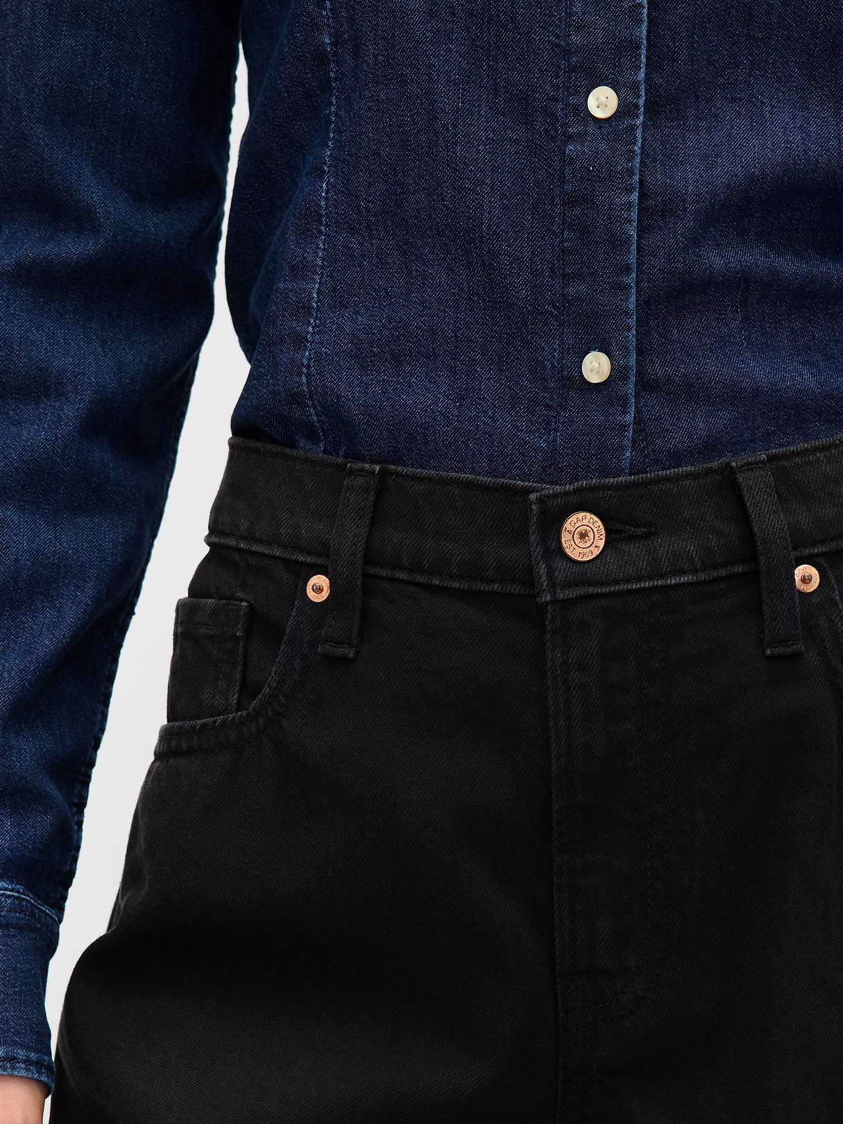 Low Slung Extra Baggy Jeans - Black