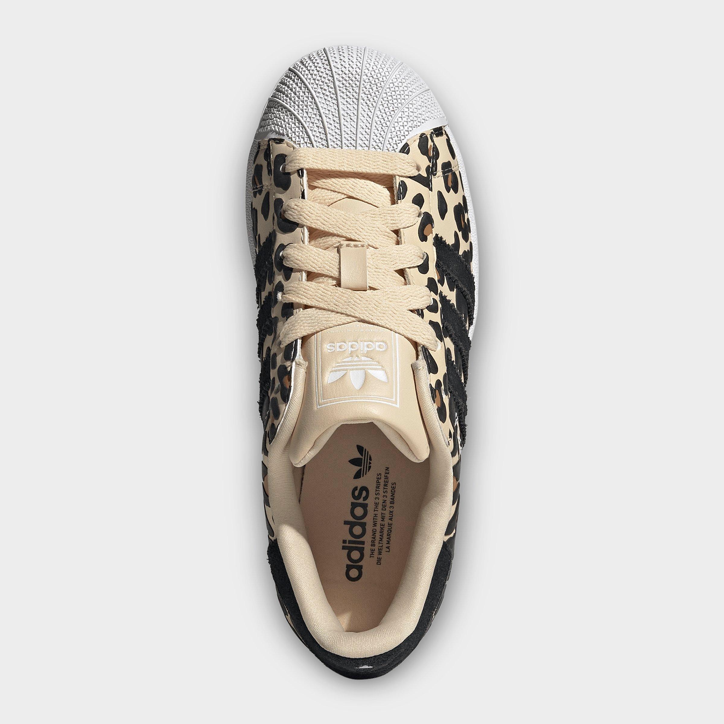 Big Kids' adidas Originals Superstar II Casual Shoes - Sand Strata/Black/White - Top view