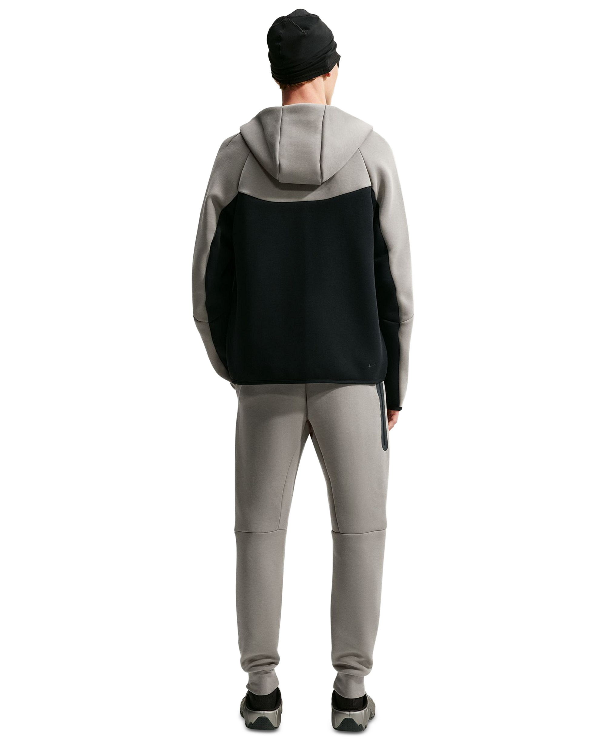 Nike Men's Tech Fleece Full-Zip Hoodie - Light Army/Black/Total Orange