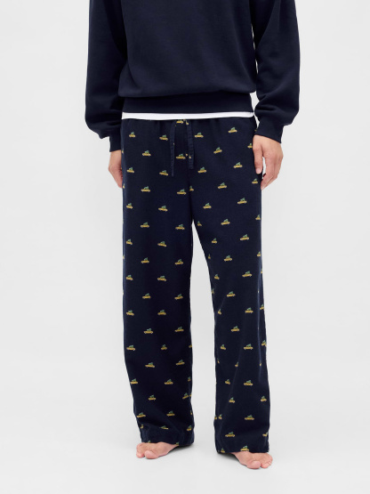 Adult Softest Flannel PJ Pants - Taxi cabs