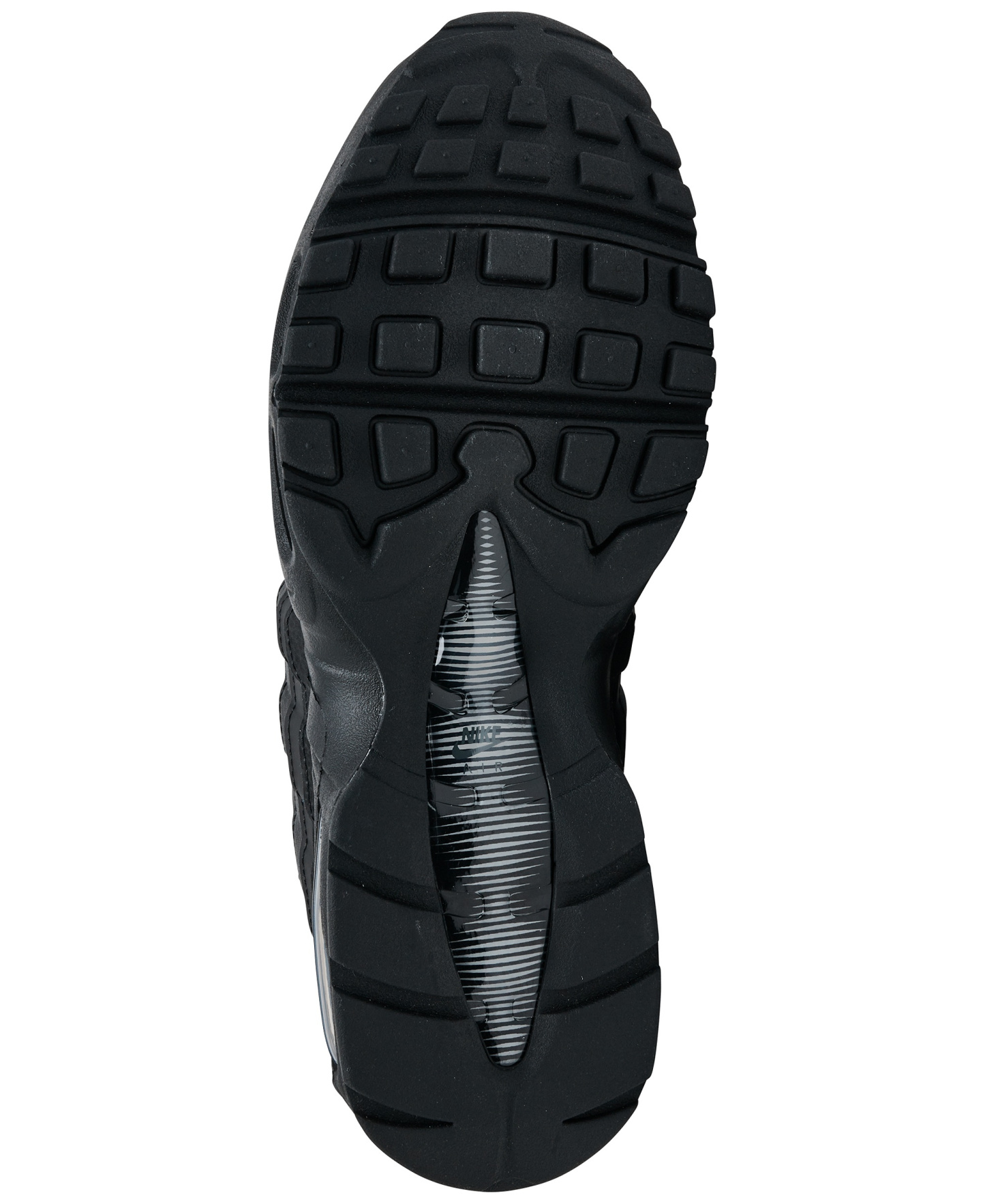 Nike Men's Air Max 95 Big Bubble Total 90 Casual Sneakers from Finish Line - Black
