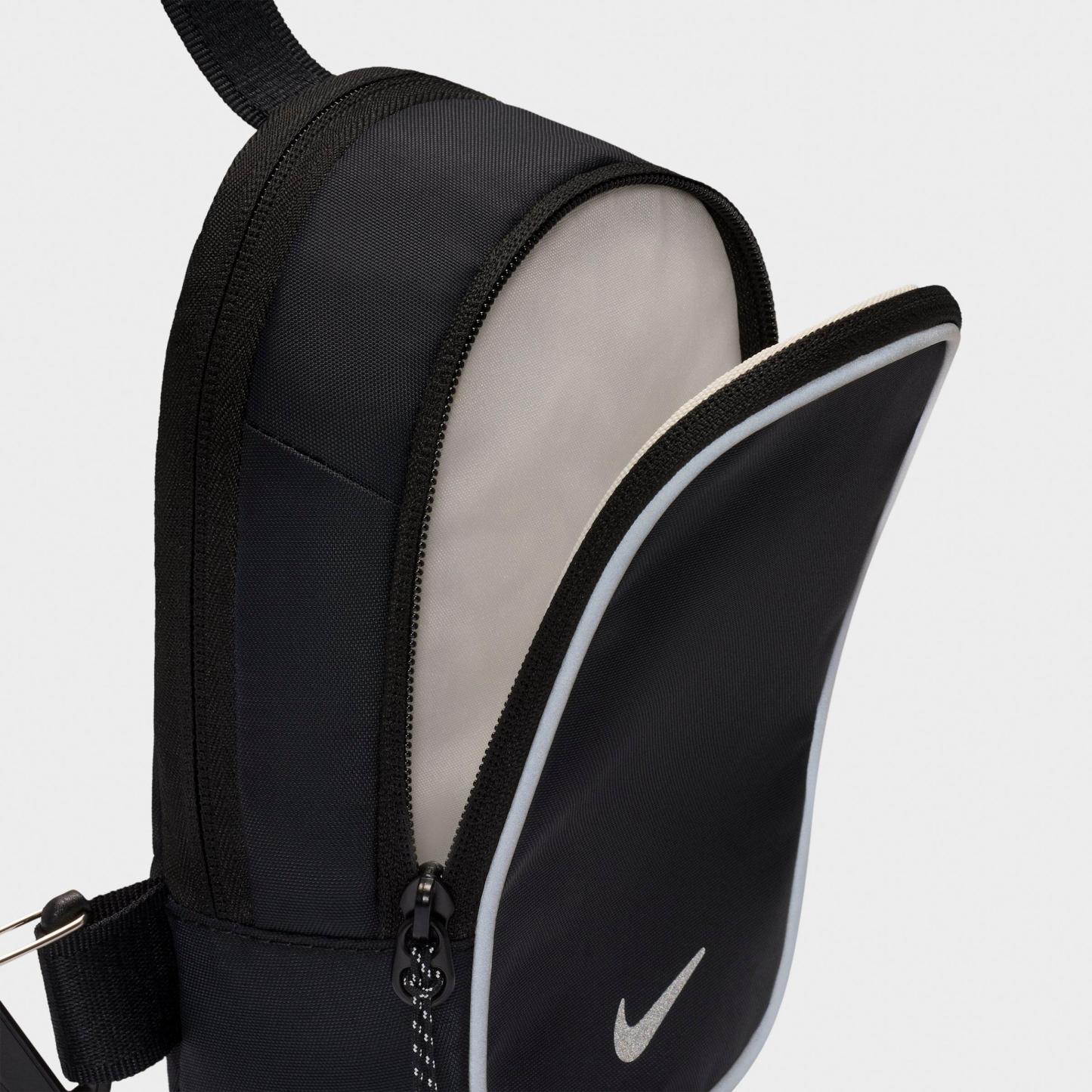 Nithtke Commute Crossbody Bag (1L) - Black/Black/Reflect Silver