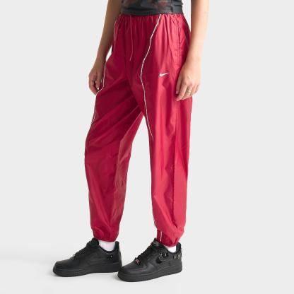 Women's Nithtke Sportswear Mid-Rise Repel Woven Pants - Tough Red/Sail/Sail