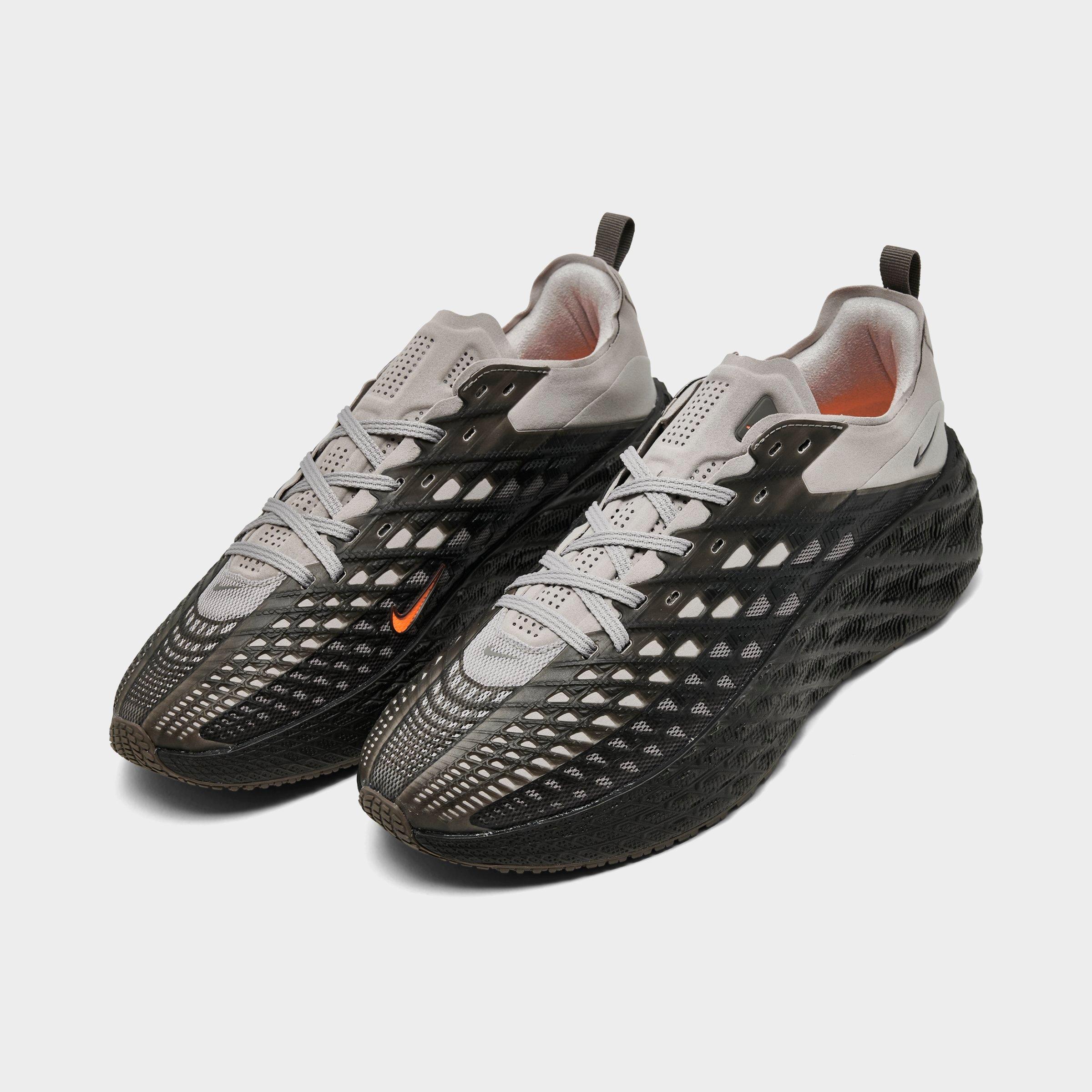 Men's Nithtke Ava Edge Casual Shoes - College Grey/Dark Smoke Grey/Total Orange/Black - Both shoes facing left