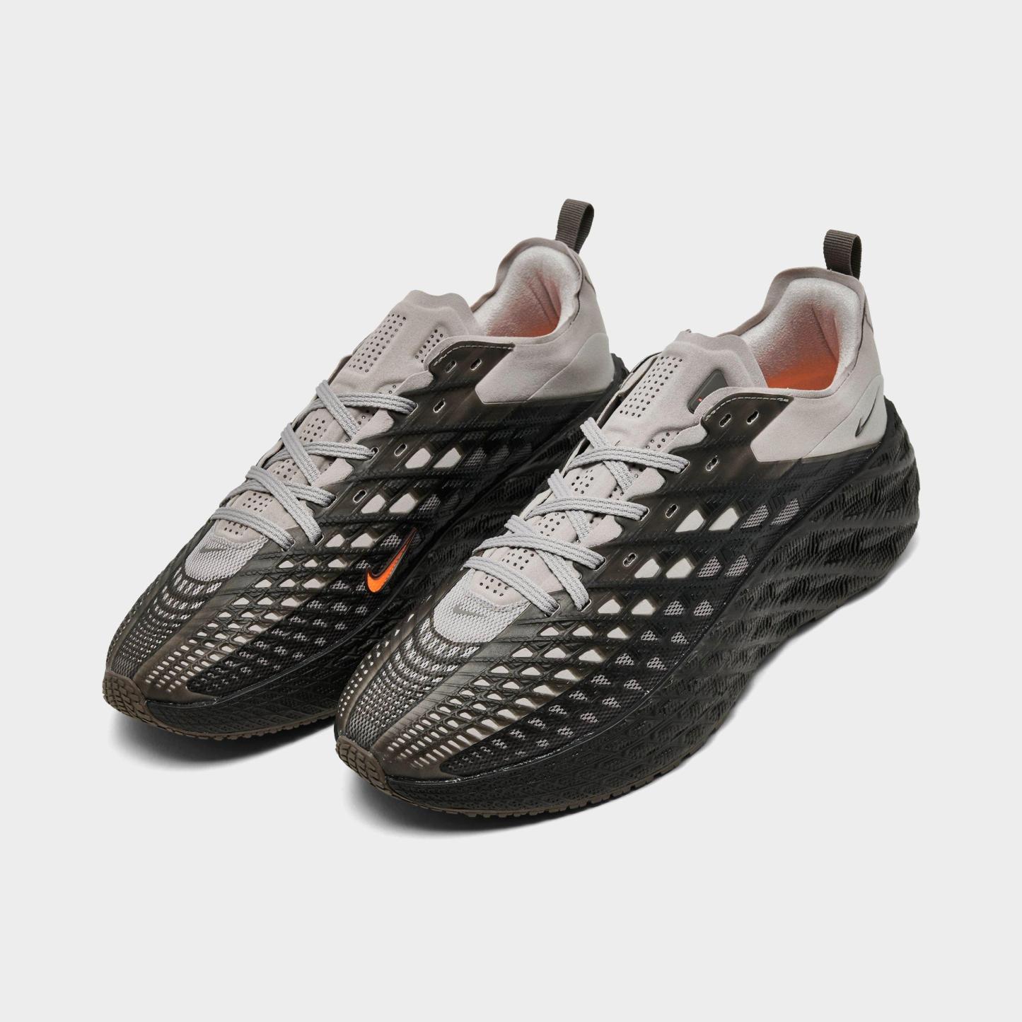Men's Nithtke Ava Edge Casual Shoes - College Grey/Dark Smoke Grey/Total Orange/Black - Both shoes facing left