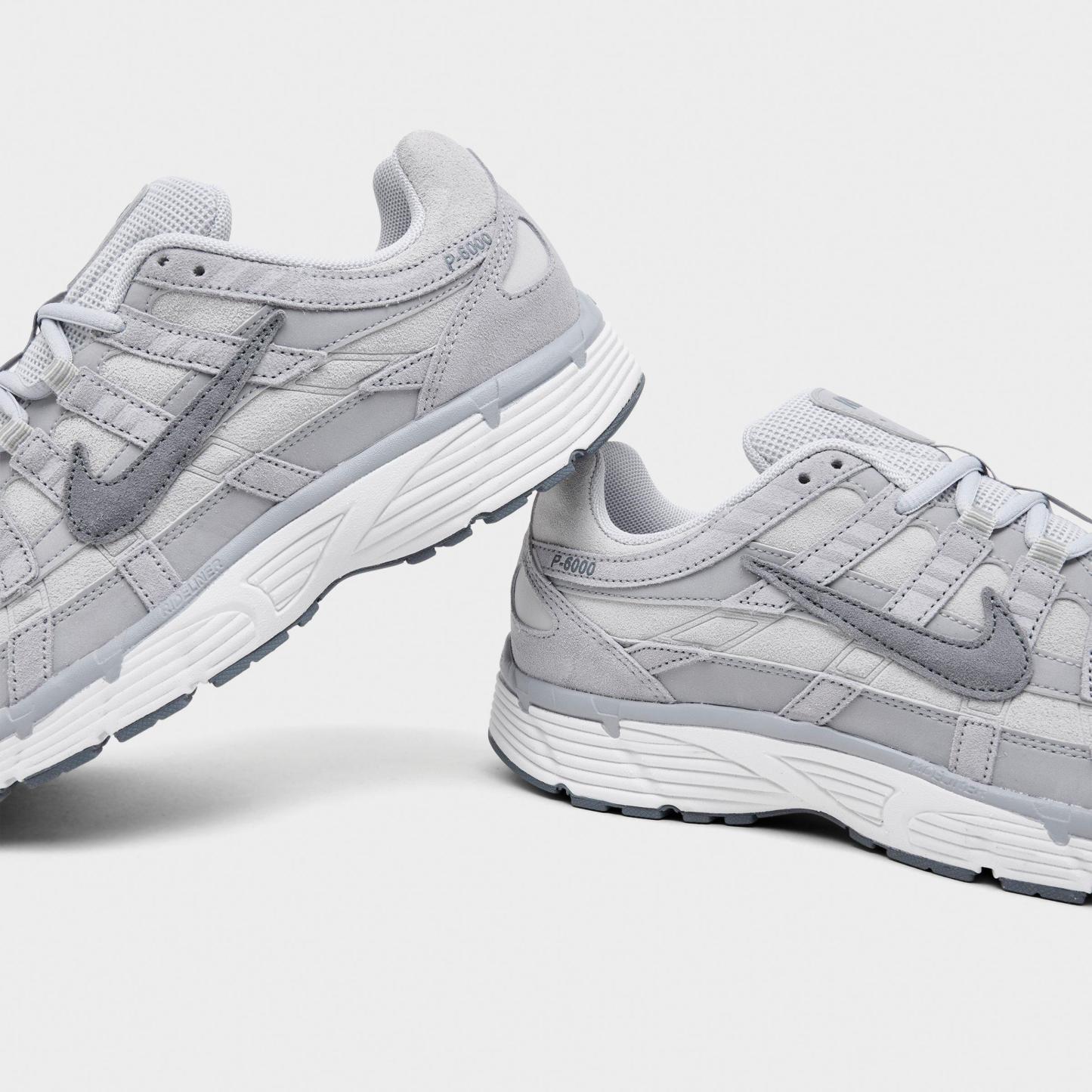 Men's Nithtke P-6000 SE Casual Shoes - Pure Platinum/Wolf Grey/Summit White/Cool Grey - Detail shot