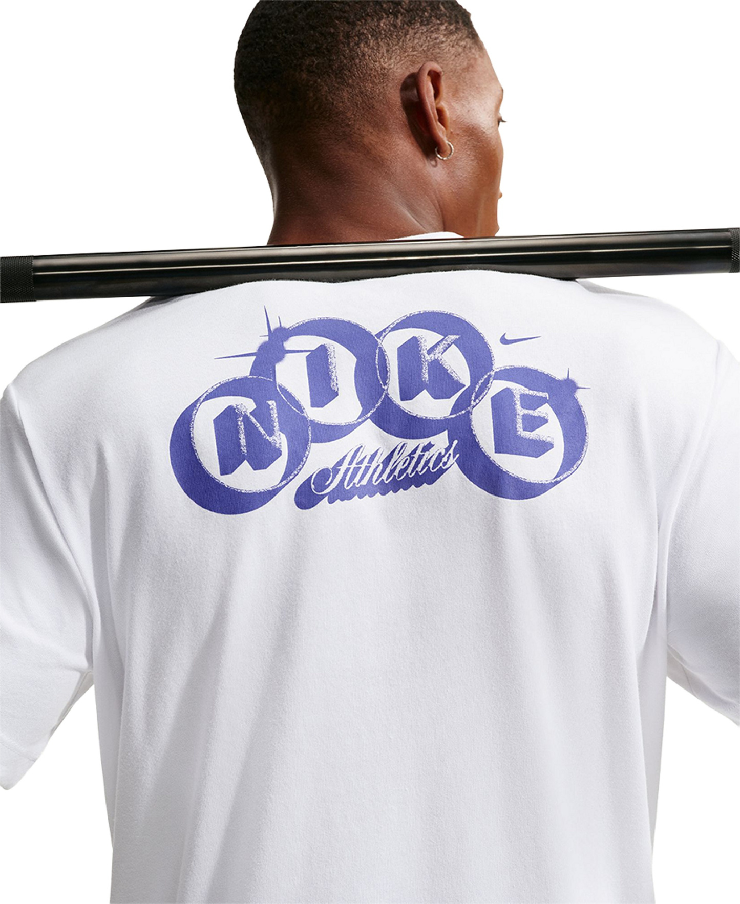Nike Men's Dri-FIT Short-Sleeve T-Shirt - White/persian Violet