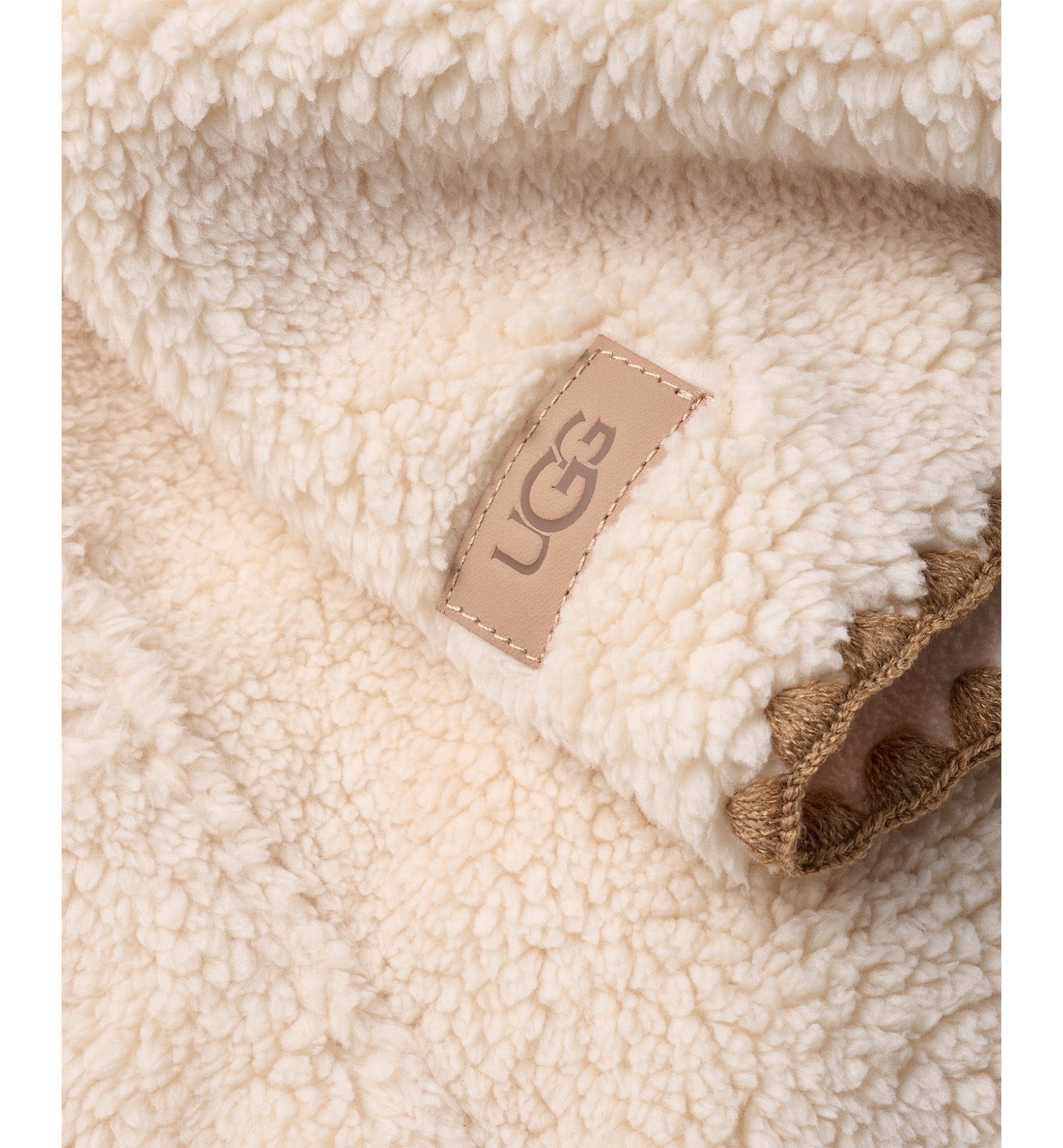 UGG® Women's Linet Fleece Long Robe - Cream