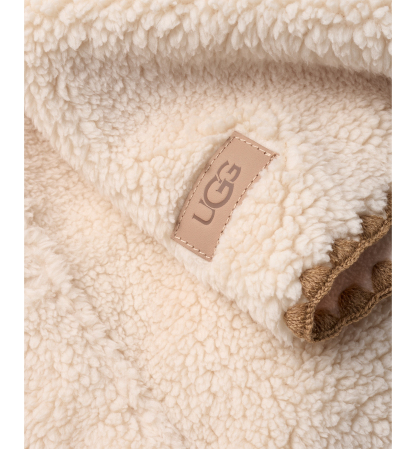 UGG® Women's Linet Fleece Long Robe - Cream