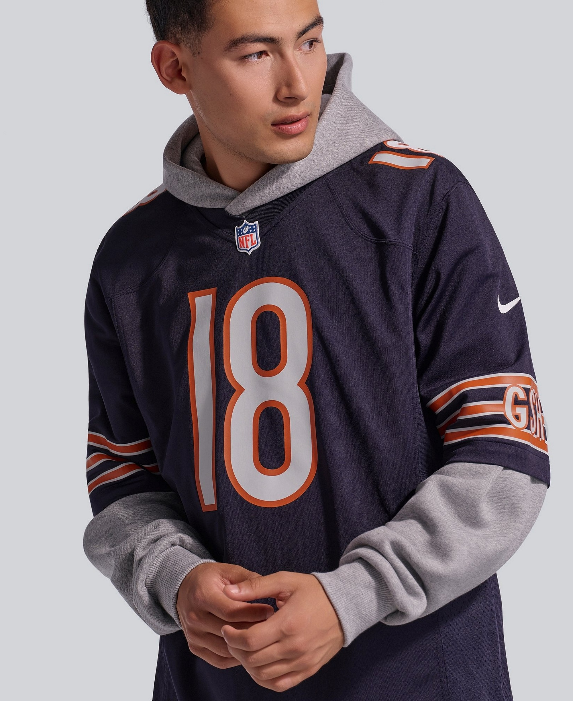 Nike Men's Caleb Williams Chicago Bears 2024 NFL Draft First Round Pick Player Game Jersey - Navy