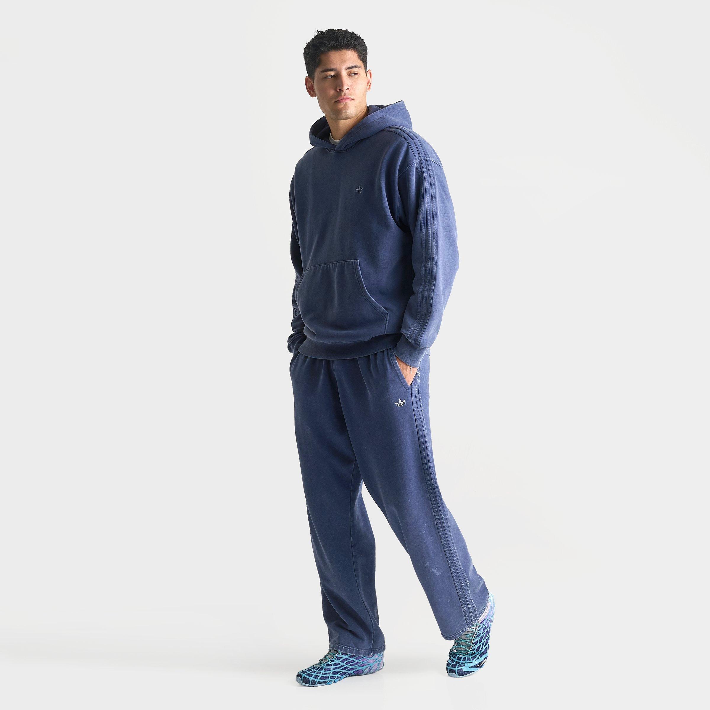 Men's adidas Originals Trefoil Essentials Fleece Jogger Pants - Dark Blue