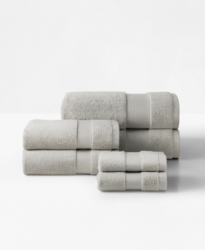 Lauren Ralph Lauren Watson Cotton Bath Towel, 30" x 56" - True Pale Grey