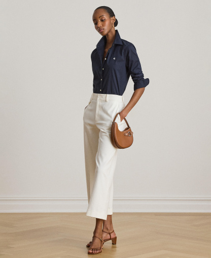 Lauren Ralph Lauren Non-Iron Straight-Fit Shirt - Lauren Navy