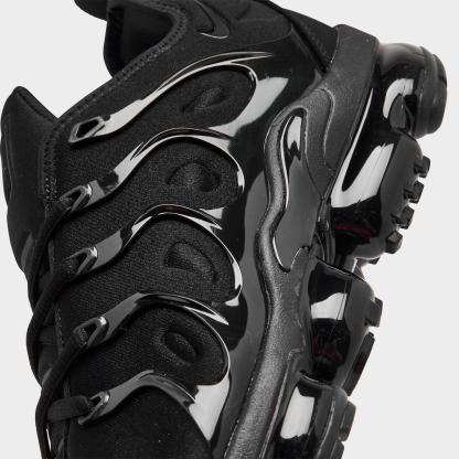 Men's Nike Air VaporMax Plus Running Shoes - Black/Black/Dark Grey