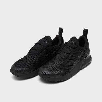 Little Kids' Nithtke Air Max 270 Casual Shoes - Black/Black/Black - Both shoes facing left