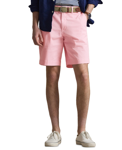 Polo Ralph Lauren Men's Stretch Classic-Fit Chino Shorts, 9" inseam - Carmel Pink