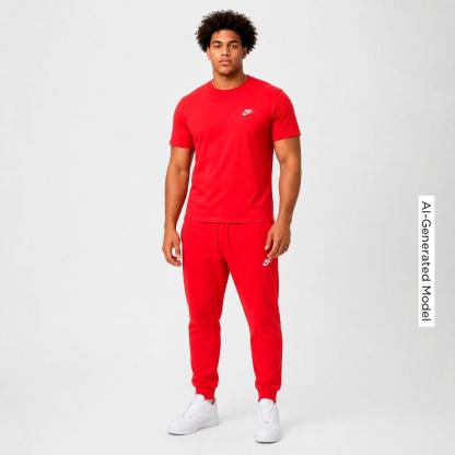 Nithtke Sportswear Club T-Shirt - Part 1 - University Red/White