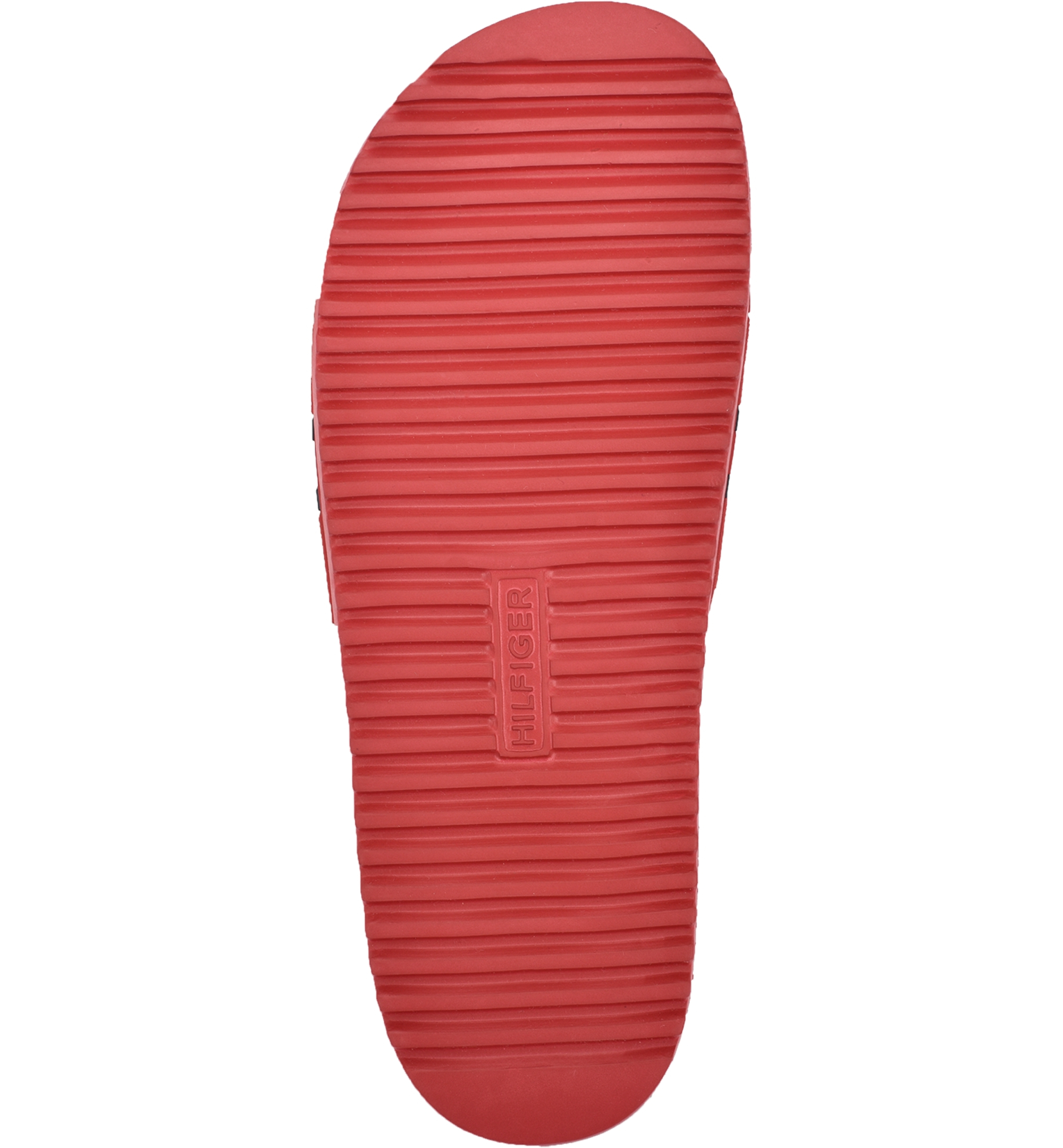 Tommy Hilfiger Men's Redder Flag Logo Pool Slide Sandals - Red