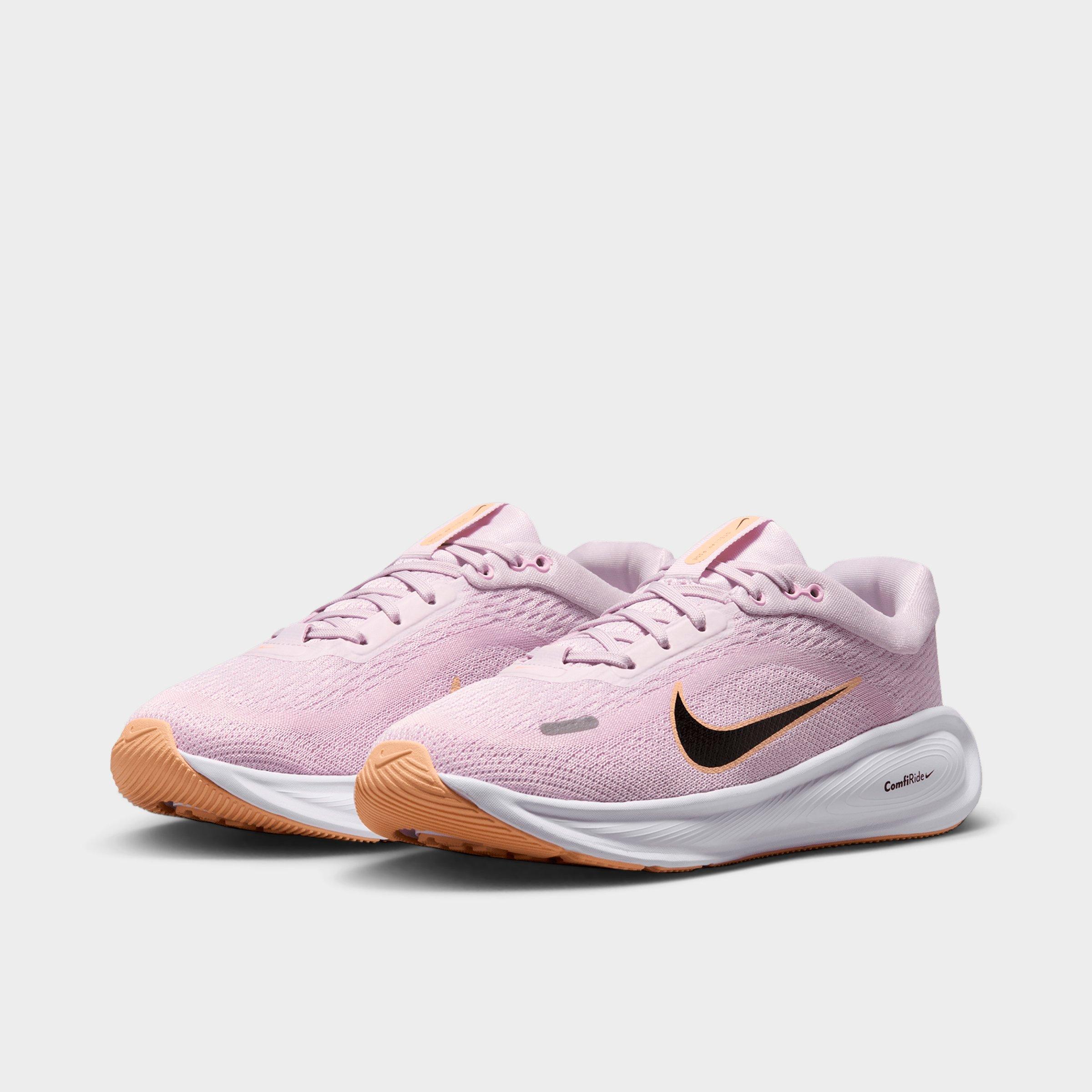 Big Kids' Nithtke Stellar Ride Running Shoes - Bleached Lilac/Pink Foam/Sunset Haze/Black - Both shoes facing left