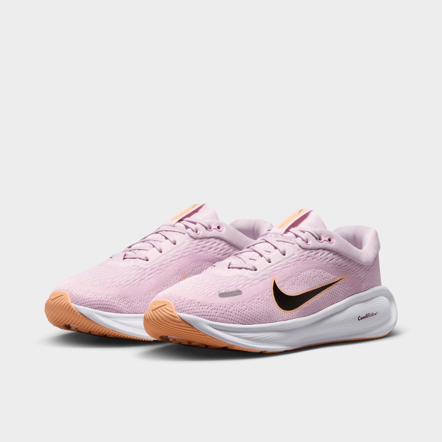 Big Kids' Nithtke Stellar Ride Running Shoes - Bleached Lilac/Pink Foam/Sunset Haze/Black - Both shoes facing left