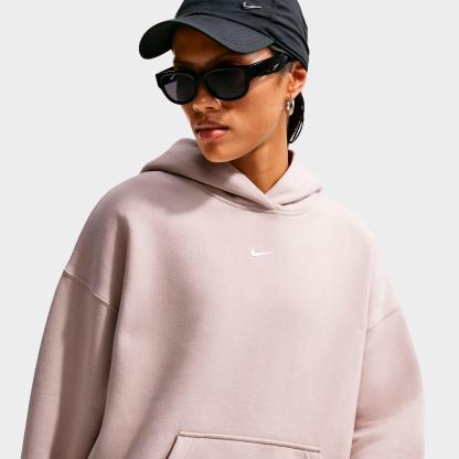 Women's Nithtke Studio Fleece Medium-Weight Camo Oversized Pullover Hoodie - Cream II/Sail