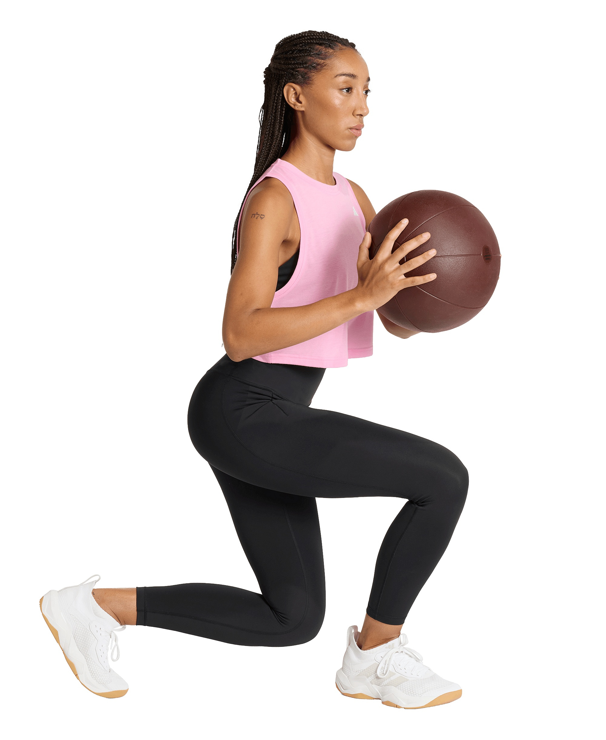 adidas Women's Train Essentials Boxy Workout Tank - Pink