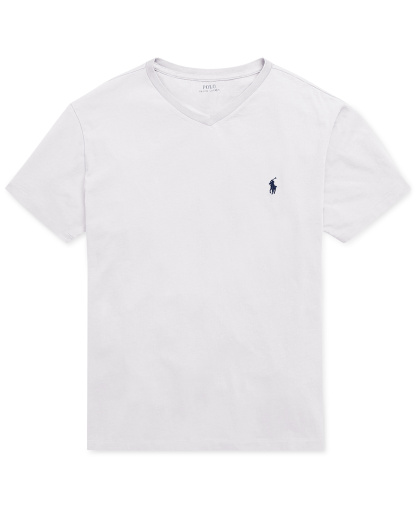 Polo Ralph Lauren Men's Big & Tall V-Neck T-Shirt - White