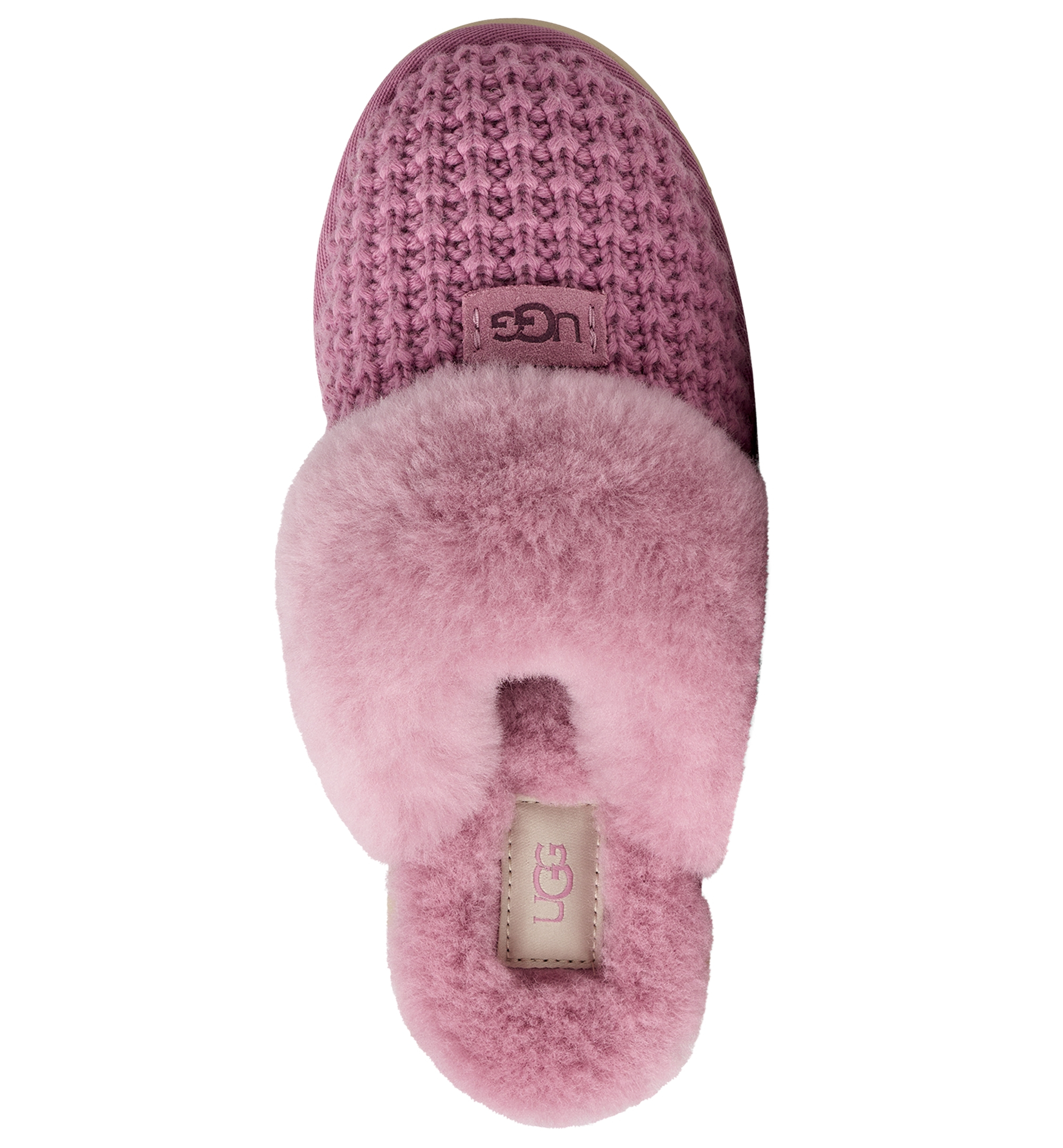 UGG® Women's Cozy Faux-Shearling Round Toe Slippers - Dusty Orchid