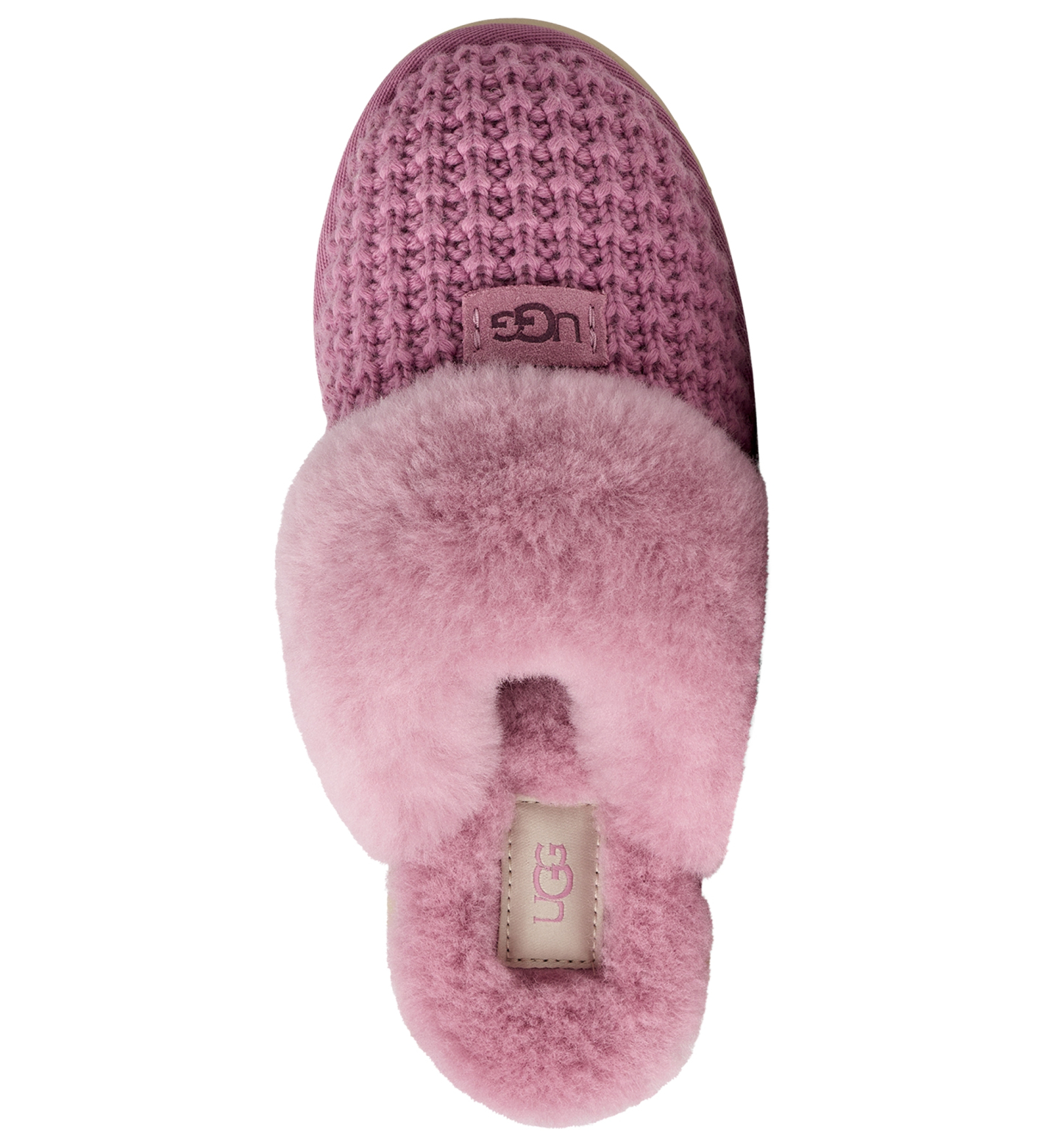 UGG® Women's Cozy Faux-Shearling Round Toe Slippers - Dusty Orchid