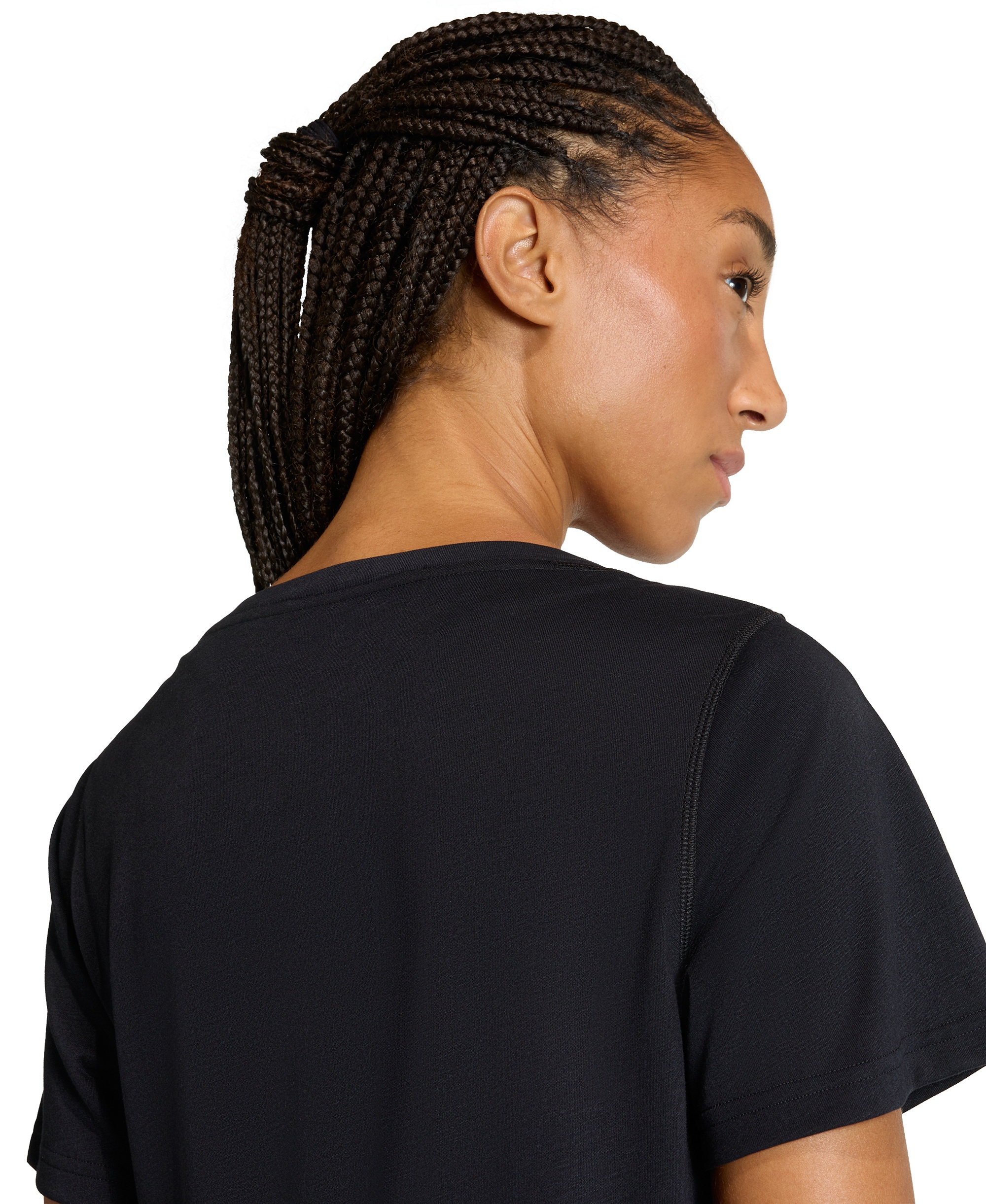 adidas Women's Workout Essentials Seamless Scoop Neck T-Shirt - Black