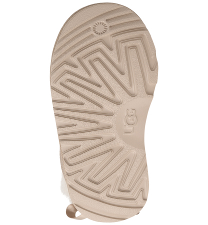 UGG® Toddler Kids Ultra Mini Bailey Bow Zipper Booties - Sand