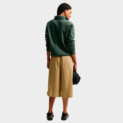 Women's Nithtke Studio Fleece Medium-Weight Quarter-Zip Jacket - Camo Green/Sail