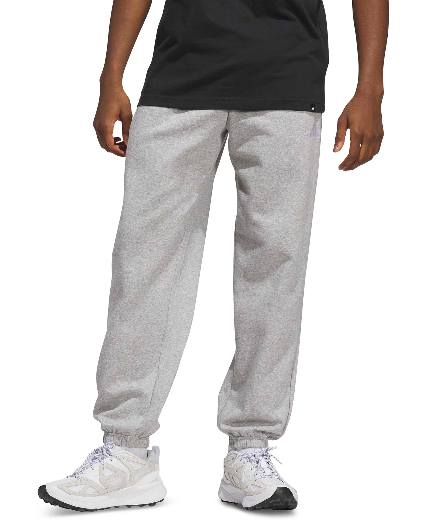 adidas Men's Relax Cuff Regular Fit Pants - Medium Gray