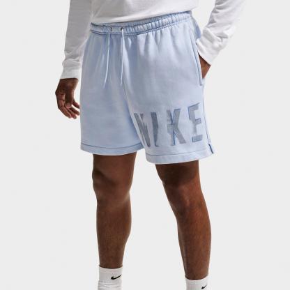 Men's Nithtke Sportswear Club Wordmark Fleece Shorts - Hydrogen Blue