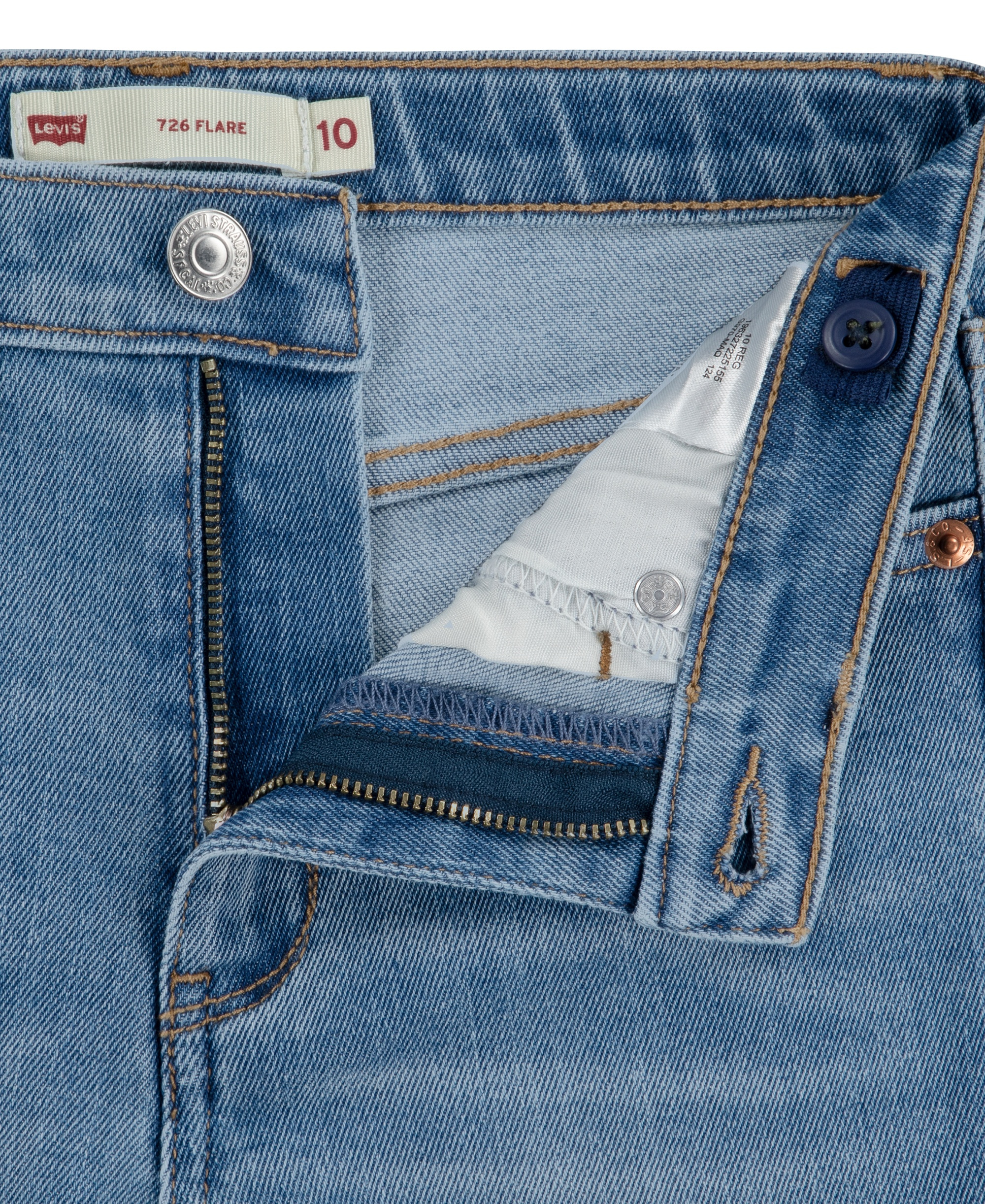Levi's Girls' 7-16 726 High-Rise Flare Jeans - Clean Getaway