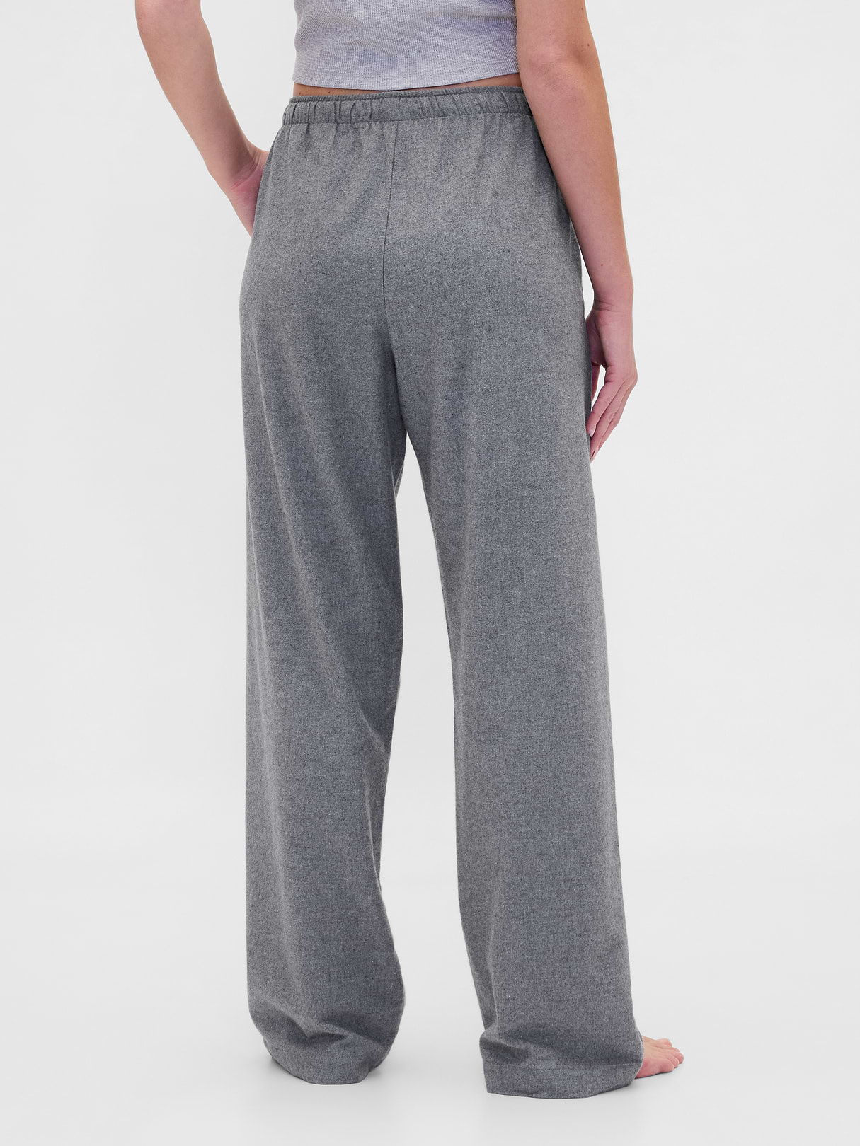 Adult Softest Flannel PJ Pants - Heather grey