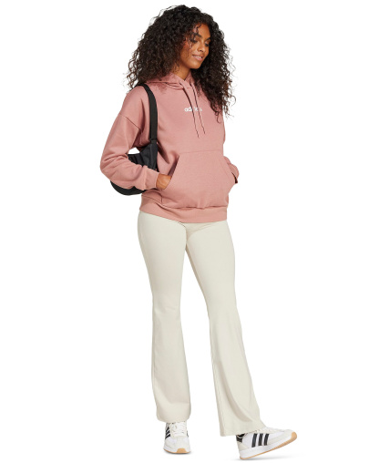 adidas Women's Essentials Small Logo Flared Leggings - Wonder Alumina/white
