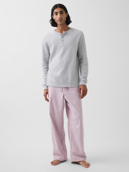 Adult Softest Flannel PJ Pants - Pink stripe