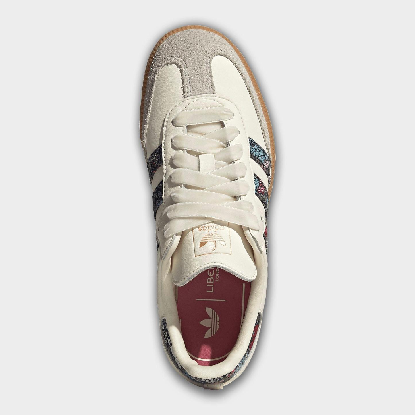 Big Kids' adidas Originals Samba OG Casual Shoes - Part 1 - Cream White/Supplier Colour/Talc - Top view