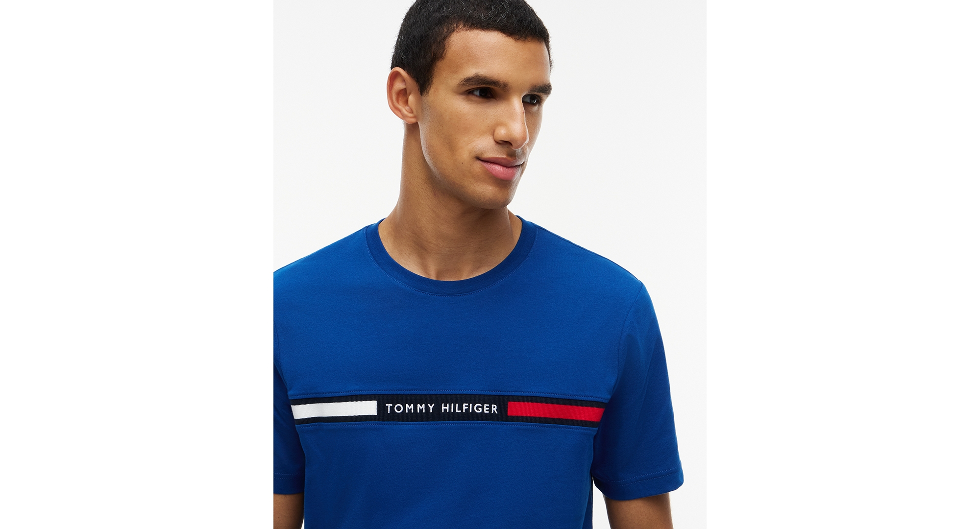 Tommy Hilfiger Men's Chest Insert Logo T-Shirt - Opullent Blue