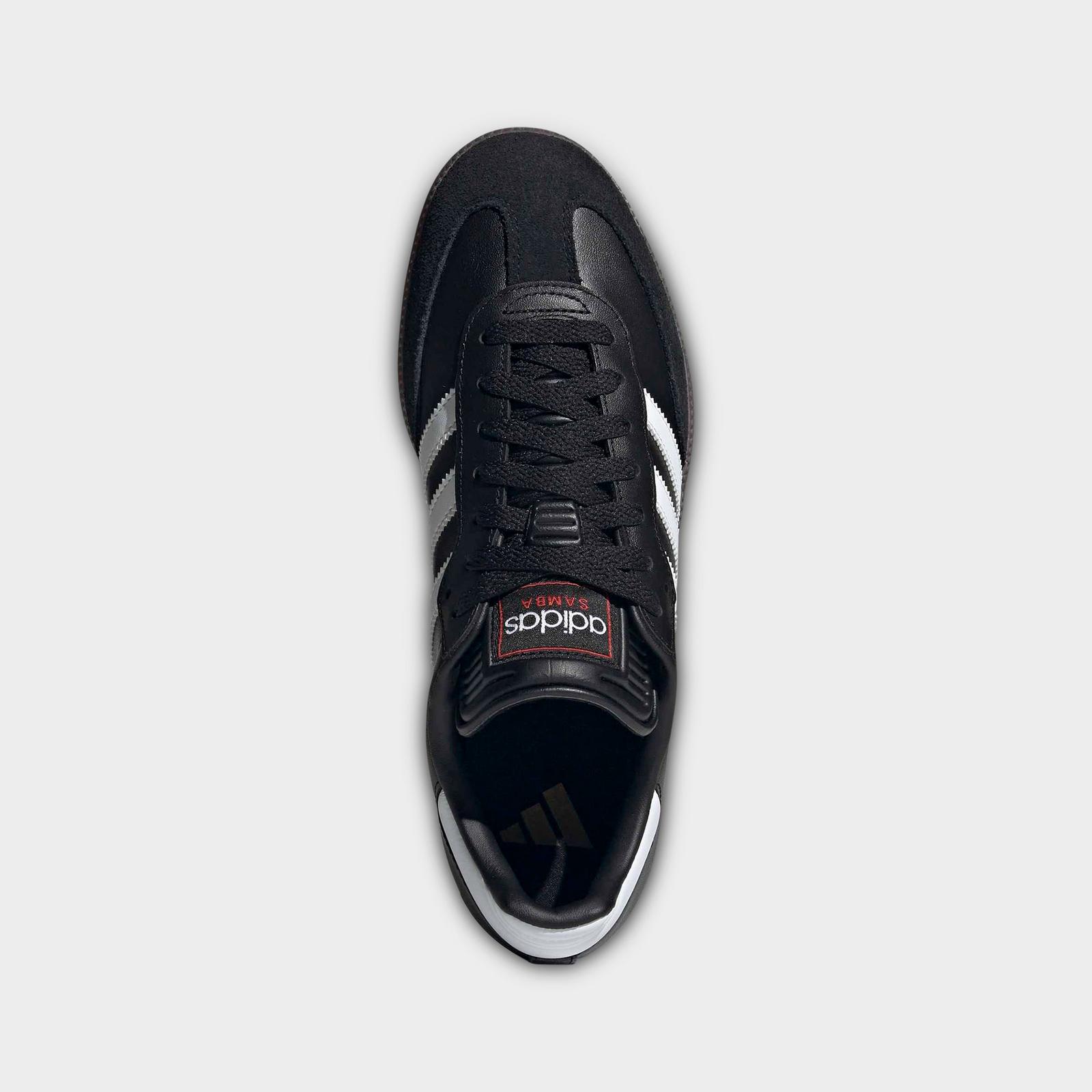 Men's adidas Originals Samba Indoor Soccer Shoes - Core Black/Cloud White/Vivid Red - view 5