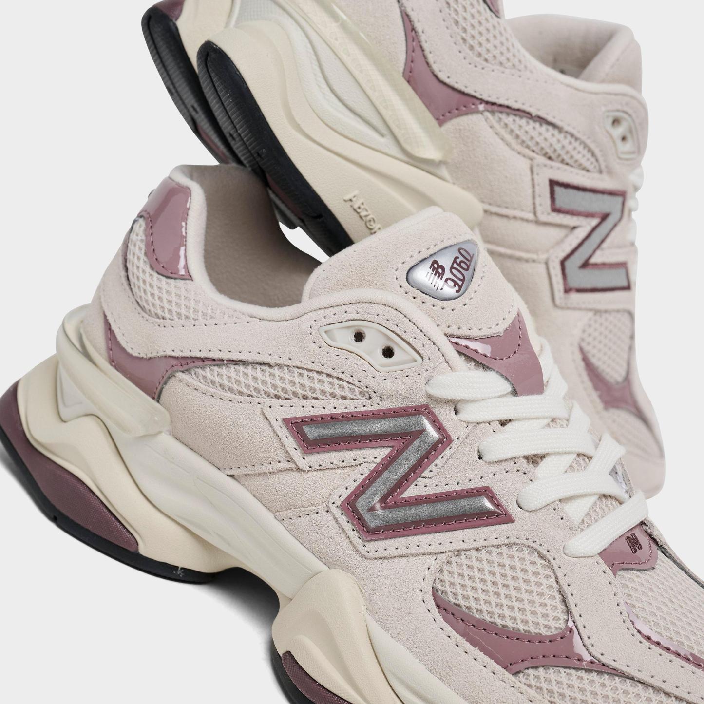 Women's New Balance 9060 Casual Shoes - Sea Salt/Putty Mauve - view 3