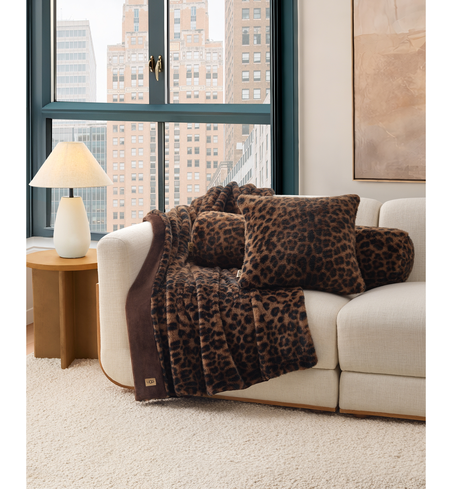 UGG® Everett Throw, 50" x 70" - Leopard