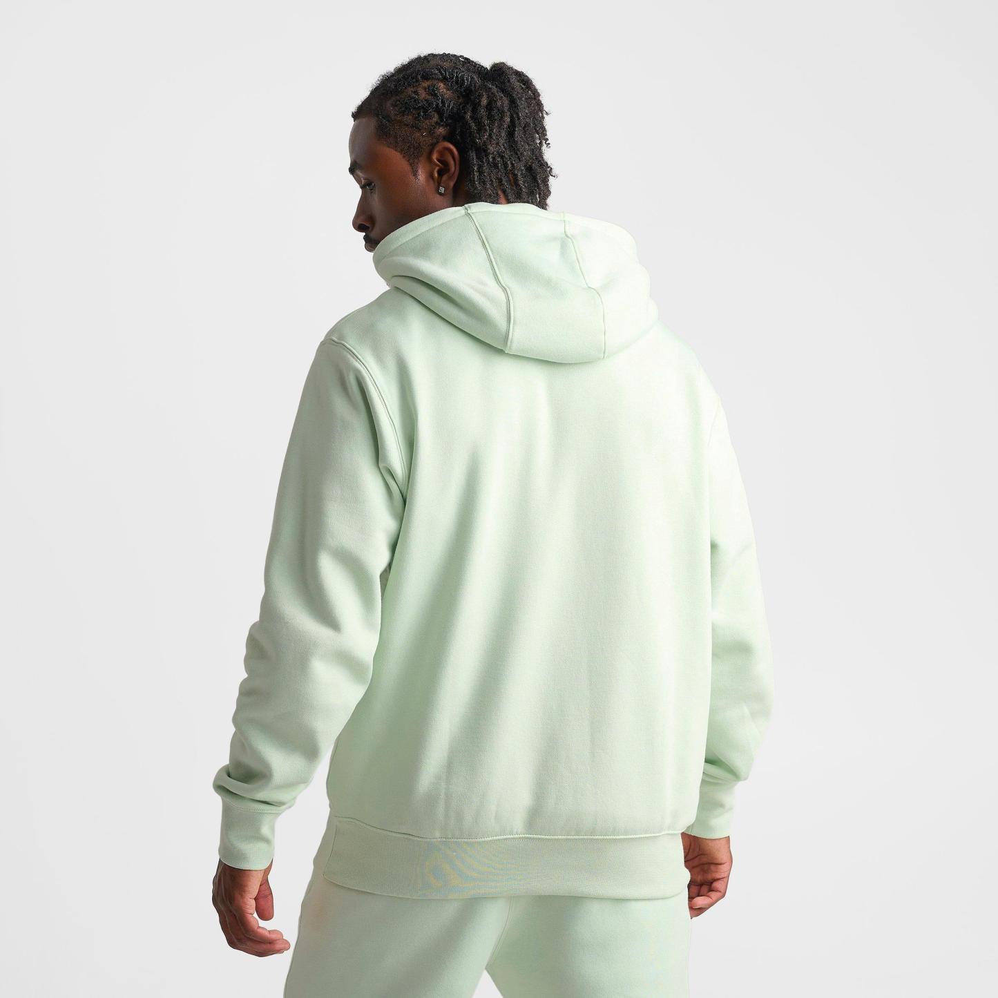 Men's Nithtke Club Fleece Premium Embroidered Pullover Hoodie - Part 2 - Jade Aura/Jade Aura/White