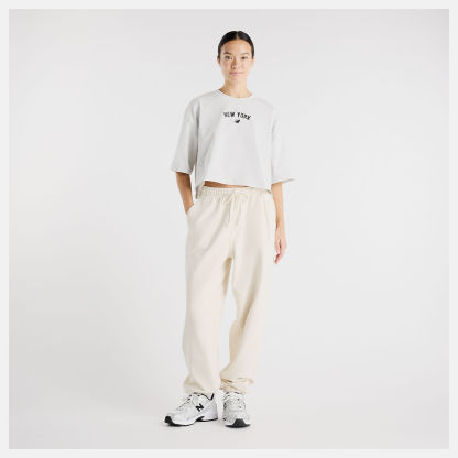 New Balance New York City Cropped Logo T-Shirt, WT61L57IAHH