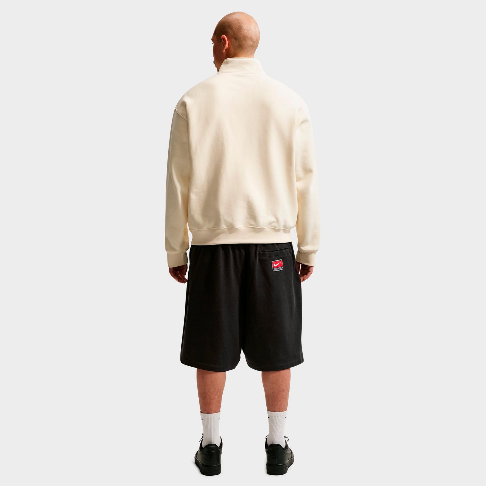 Men's Nike Life Midweight Chenille Knit Shorts - Black/University Gold