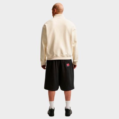 Men's Nike Life Midweight Chenille Knit Shorts - Black/University Gold