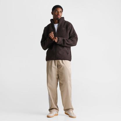 Men's adidas Originals Polar Fleece Full-Zip Jacket - Aurora Coffee